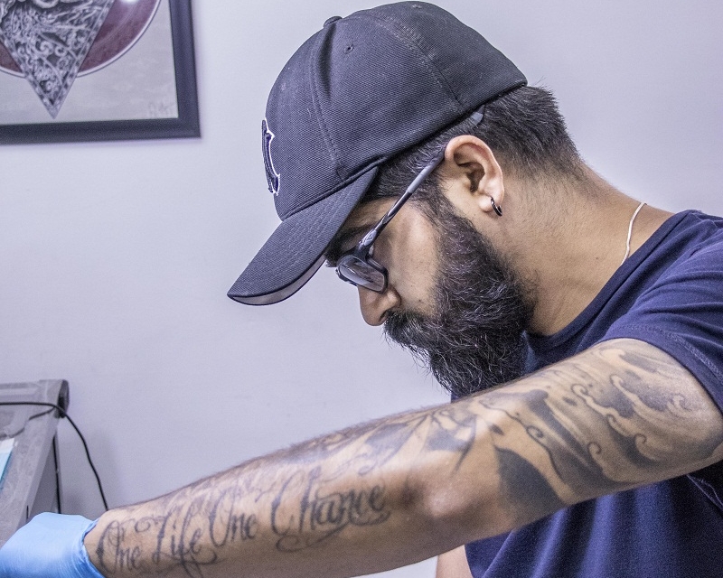 Abhishek Ahuja Tattoo artist Participant in New Delhi